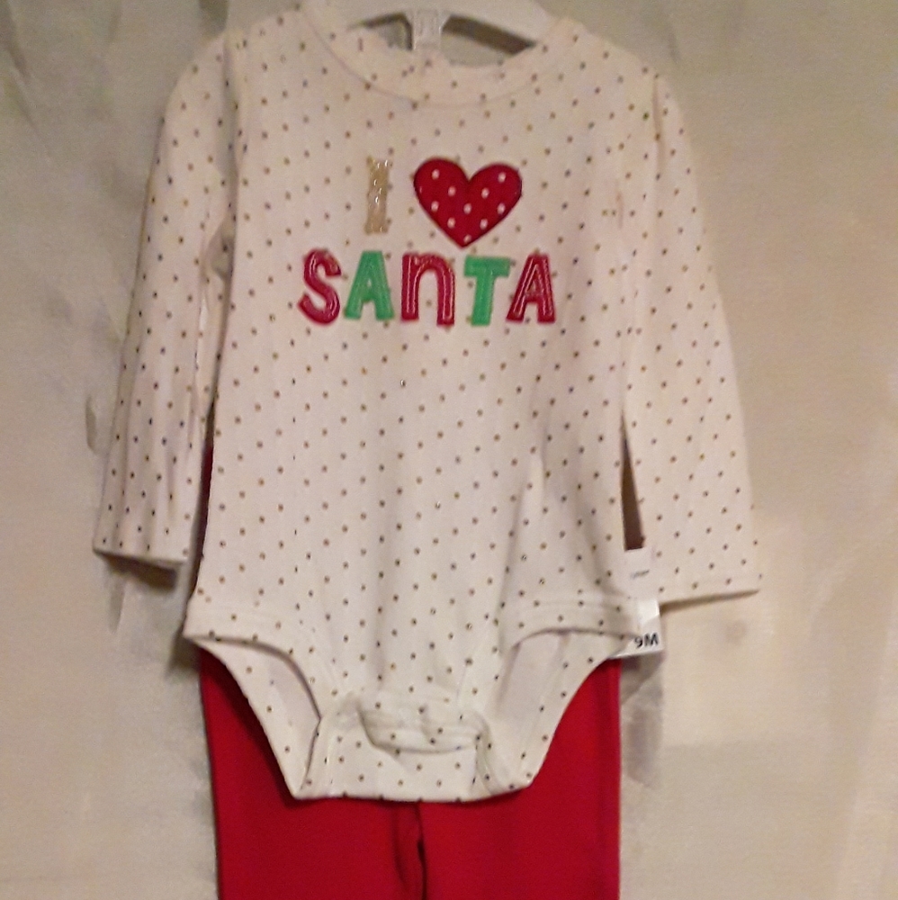 Baby Girl's 2 Piece Cotton Set Size: 9 Mon…